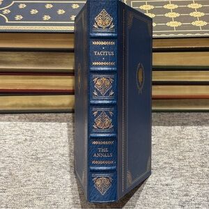 THE ANNALS OF TACITUS Franklin Library 1/4 Leather Bound Hardcover 1982 Mint